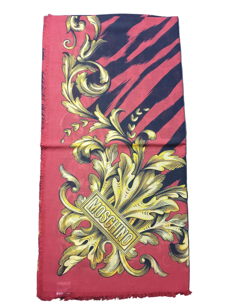 SCIARPA CON STAMPA MOSCHINO