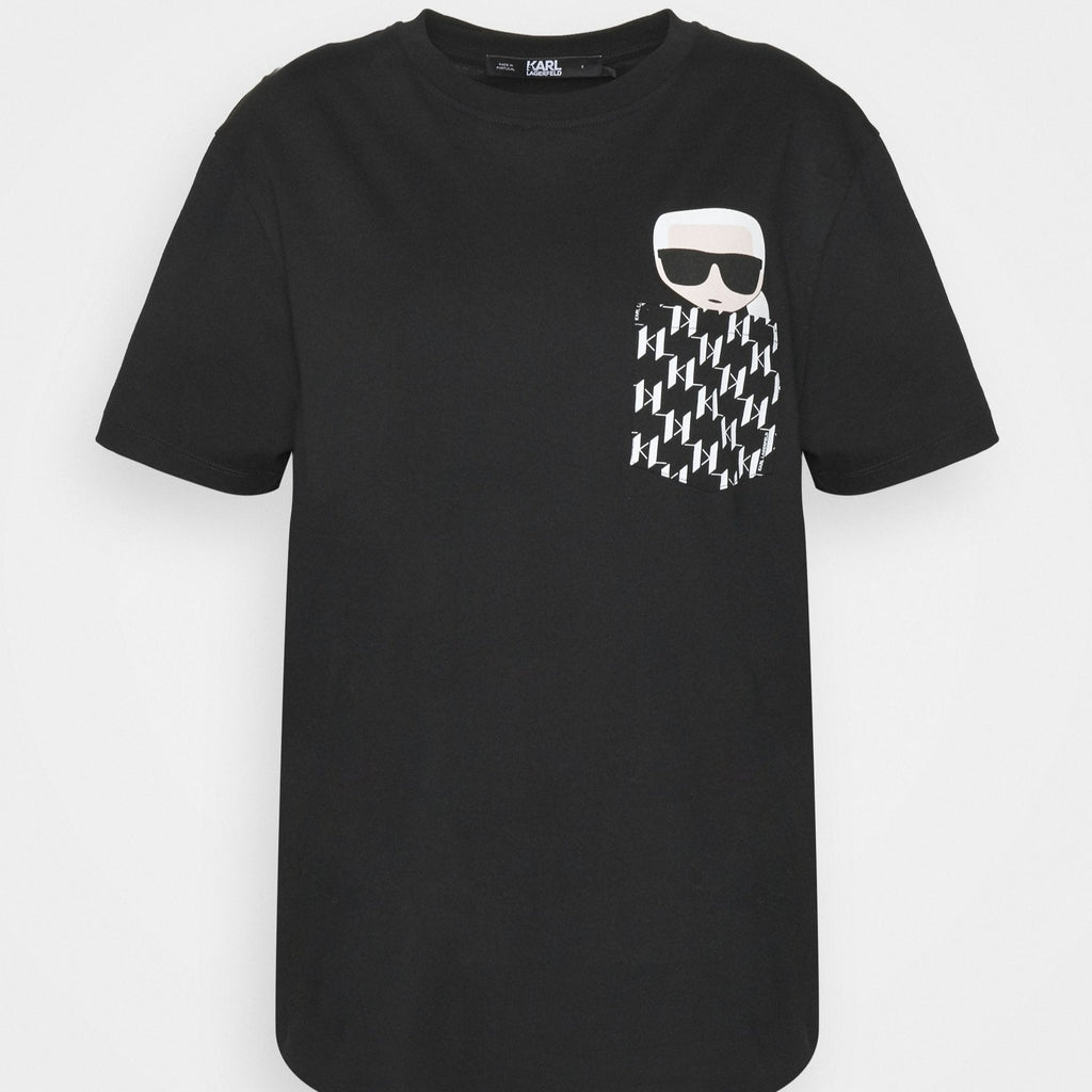 Unisex Ikonik Monogram Pckt T-shirt  Karl Lagerfeld