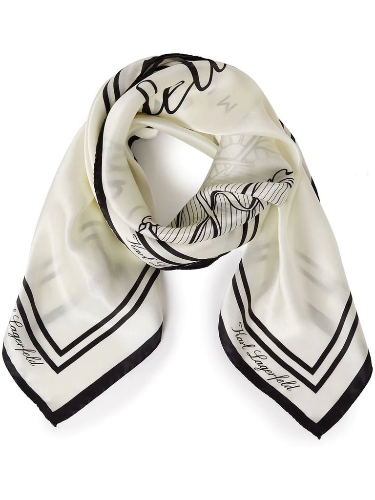 FOULARD CON STAMPA HOTEL KARL LAGERFELD