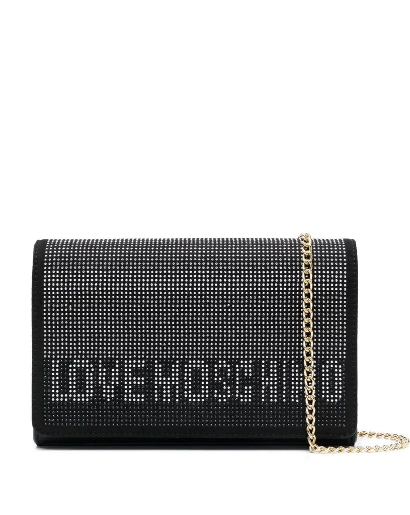 BORSA A TRACOLLA CON DECORAZIONE LOVE MOSCHINO