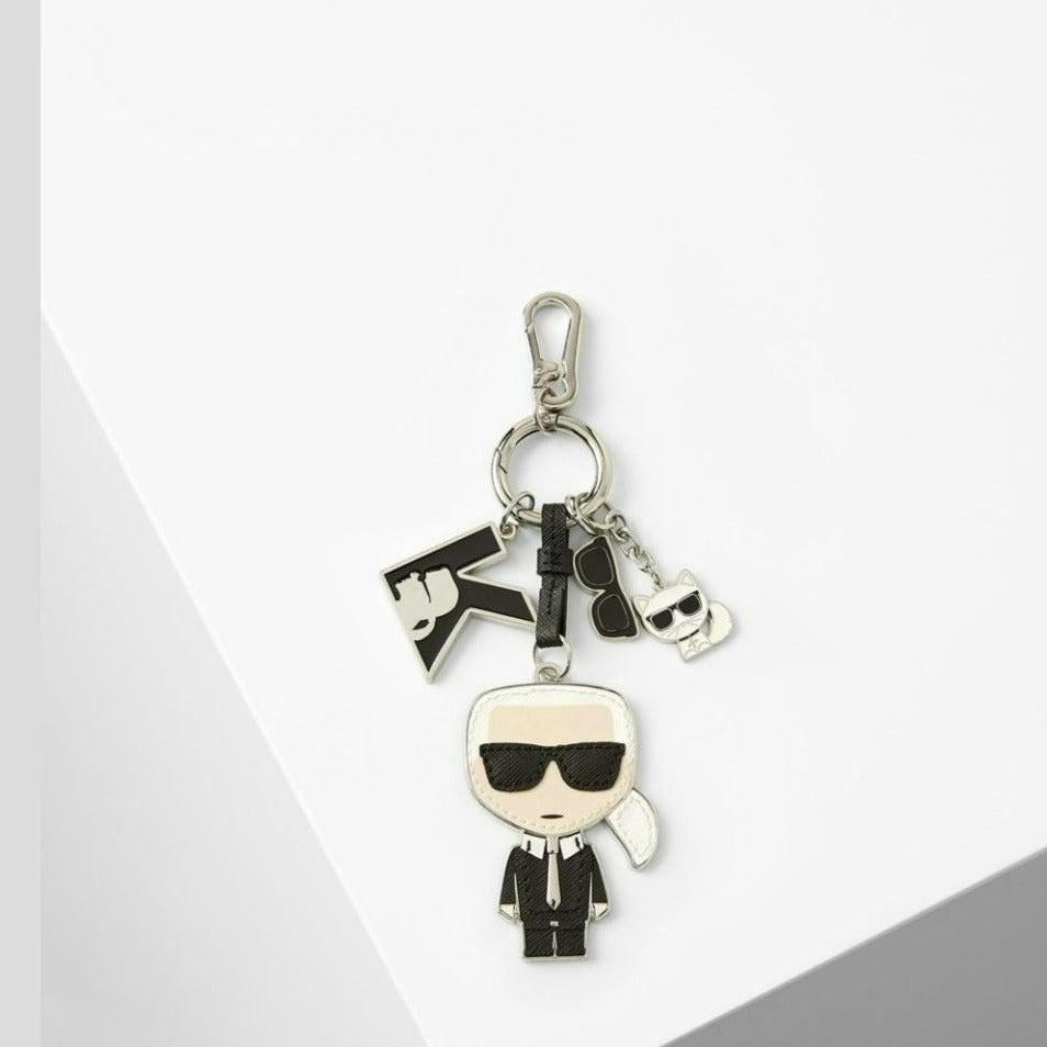 PORTACHIAVI CON CHARM KARL LAGERFELD