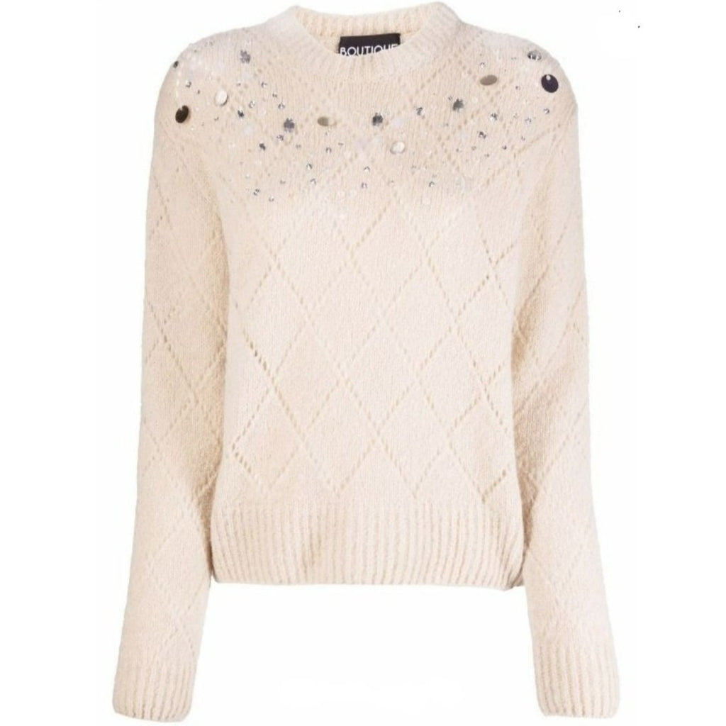 MAGLIONE A ROMBI BOUTIQUE MOSCHINO