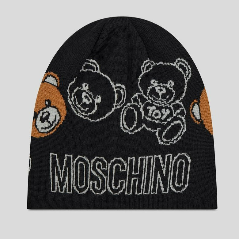 BERRETTO STAMPA LOGO MOSCHINO