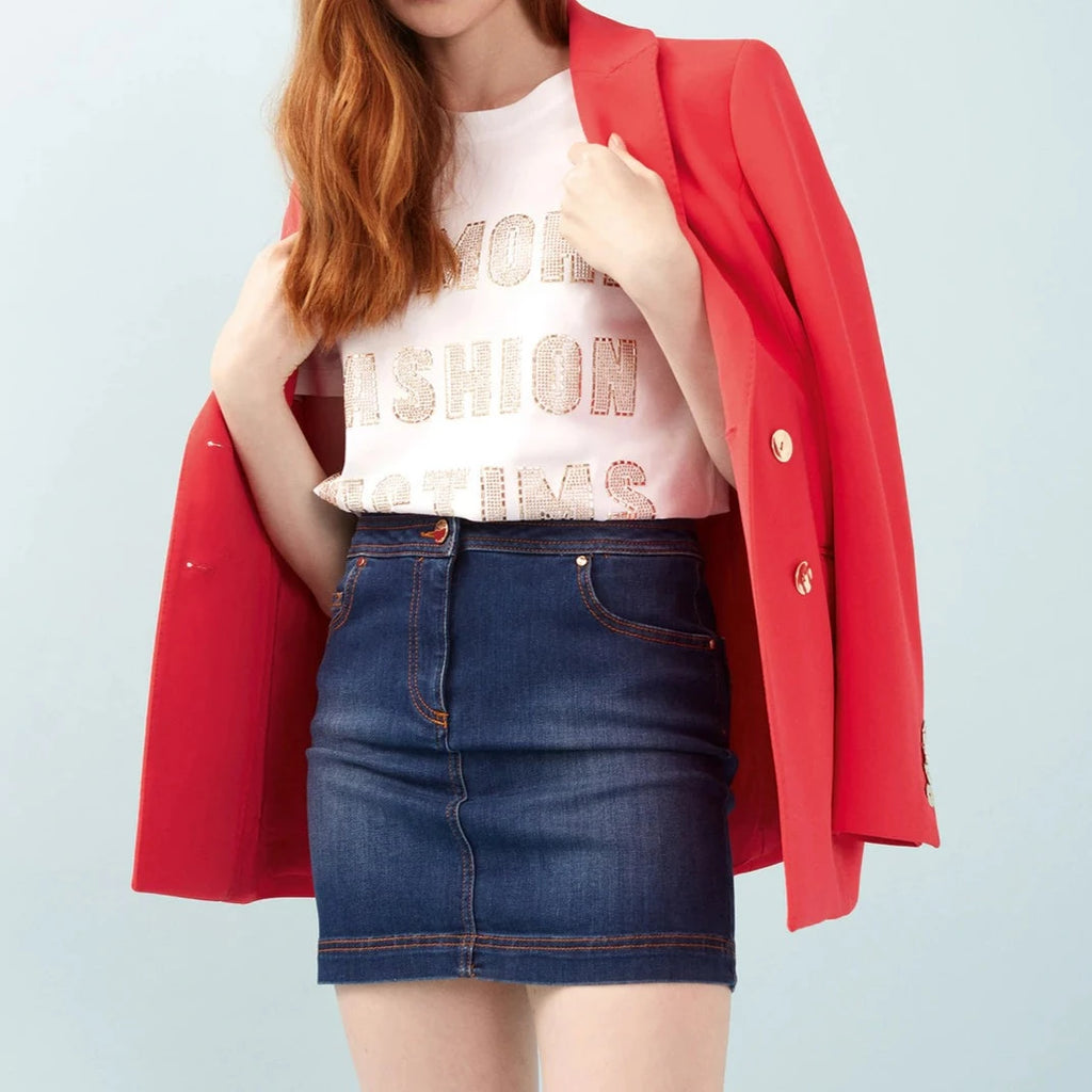 T-SHIRT M/C STAMPA FASHIO VICTIMS  NENETTE