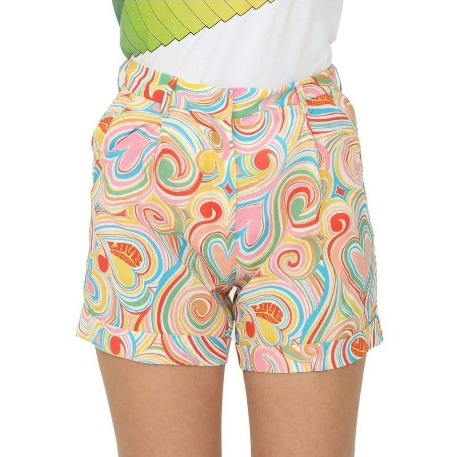 SHORTS ALLOVER MULTICOLOR  LOVE MOSCHINO