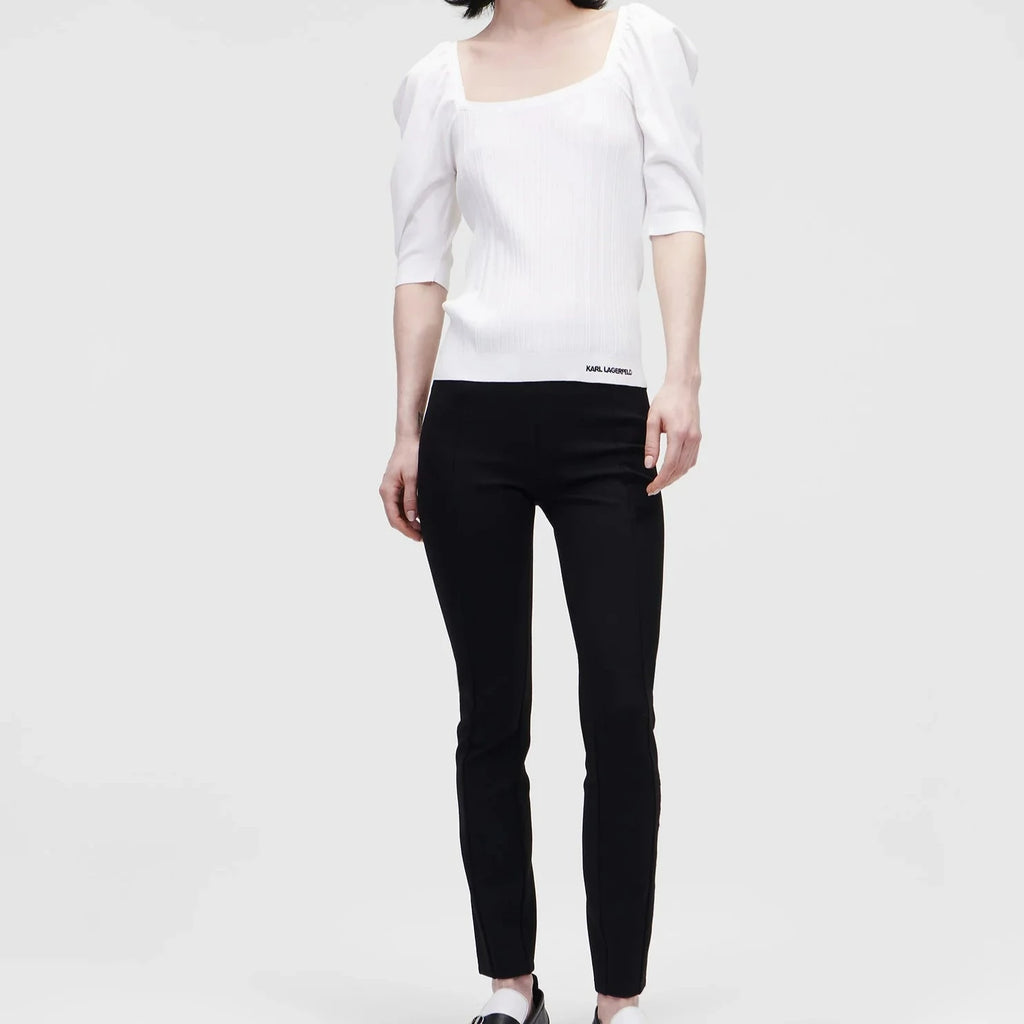 LIGHTWEIGHT PUFFY SLV TOP  KARL LAGERFELD