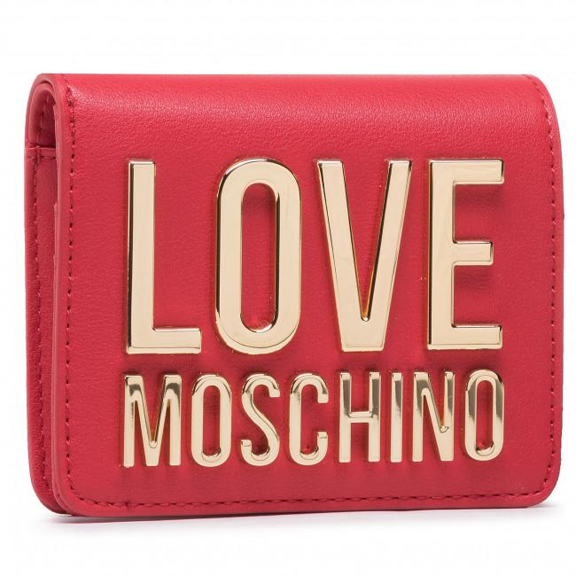 PORTAFOGLI BONDED CON LOGO IN ORO   LOVE MOSCHINO