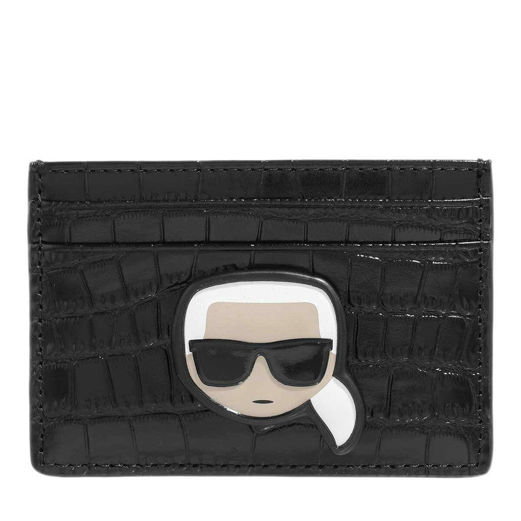 PORTACARTE K/IKONIK CROC CLASSIC CH KARL LAGERFELD