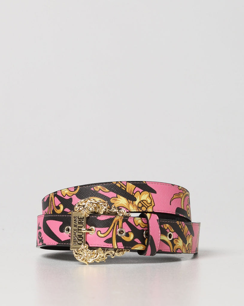 CINTURA BELT COUTURE PRINTED SAFFIANO VERSACE JEANS COUTURE