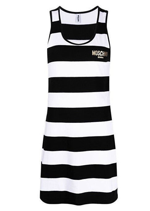 ABITO CANOTTA A RIGHE MOSCHINO UNDERWEAR
