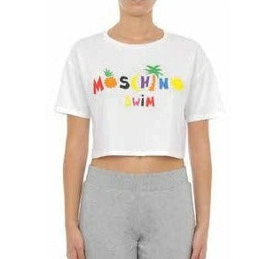 T-SHIRT CROPPED MOSCHINO UNDERWEAR