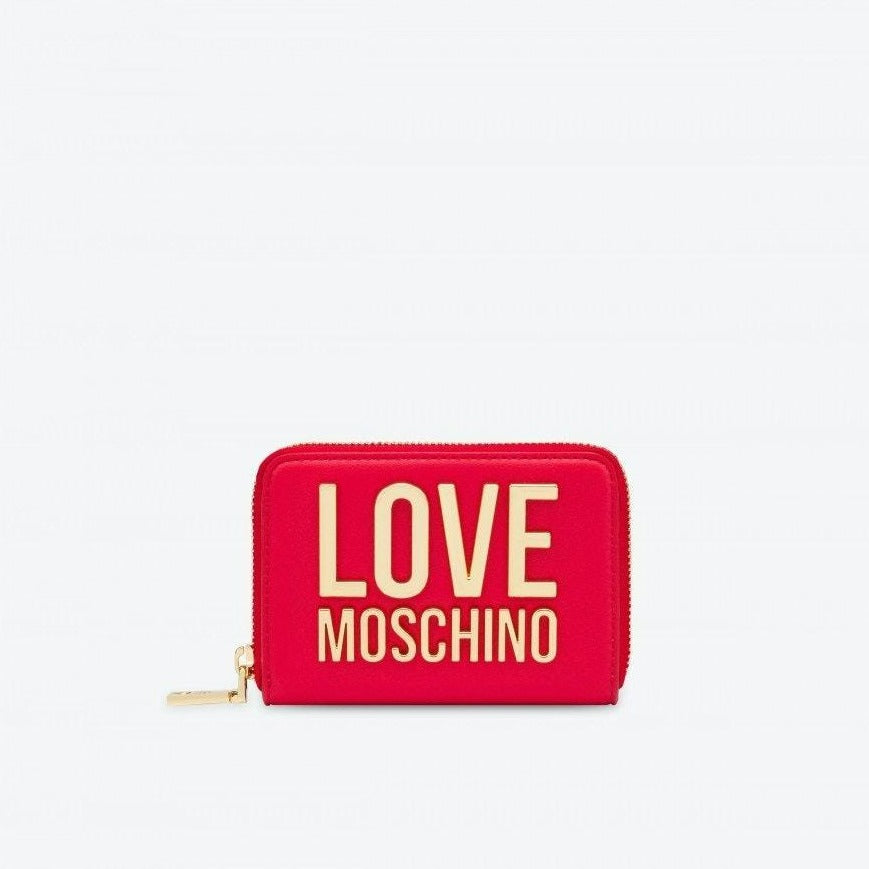 PORTAFOGLIO GOLD METAL LOGO LOVE MOSCHINO