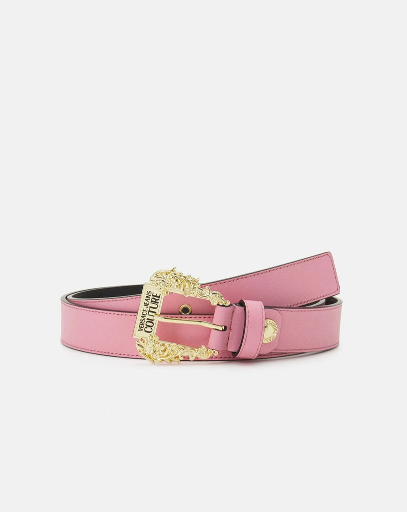 CINTURA ROSA  BELT VITELLO VERSACE JEANS COUTURE