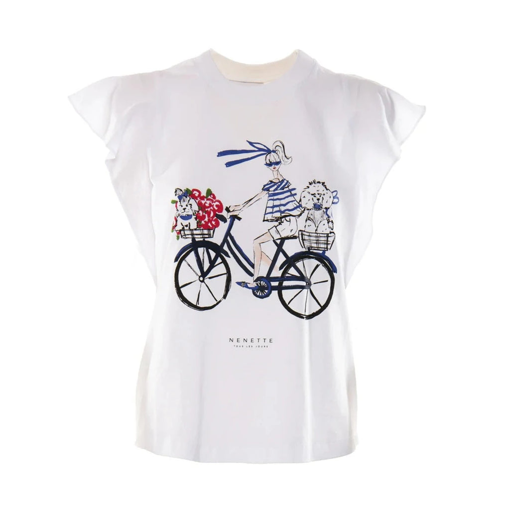 T-SHIRT DANIELLE M/C STAMPA BICI  NENETTE