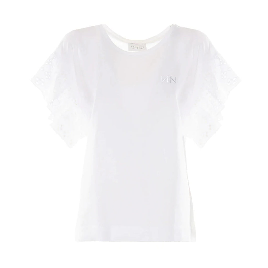 T-SHIRT DENISE M/C MANICHE VOLANTS  NENETTE