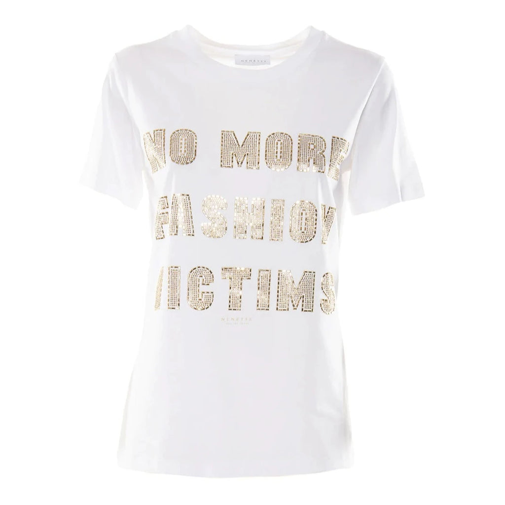 T-SHIRT M/C STAMPA FASHIO VICTIMS  NENETTE