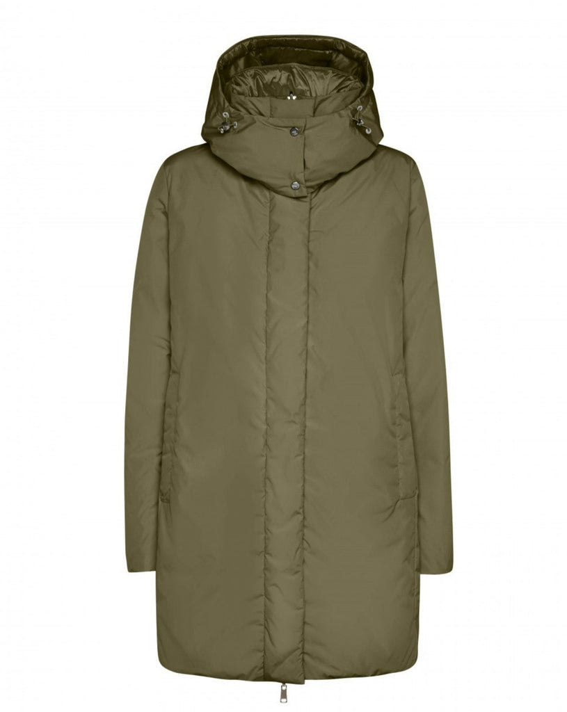 PARKA INBOTTITO DONNA REVERSIBILE CON CAPPUCCIO STACCABILE