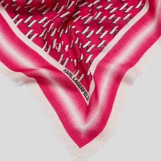 FOULARD K/MONOGRAM FRAME SCARF  KARL LAGERFELD