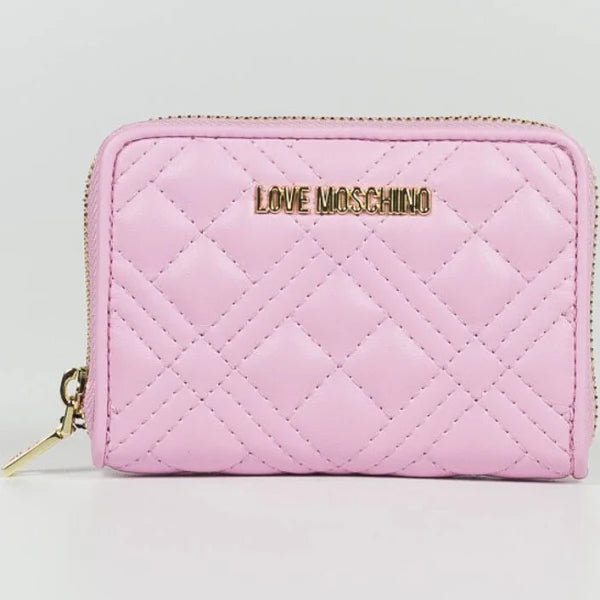 PORTAFOGLIO DIAMOND QUILTED CON LOGO  LOVE MOSCHINO